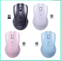 เม้าส์ไร้สาย OKER รุ่น M857 2.4G Wireless Mouse เม้าส์ใส่ถ่าน AAA 2 ก้อน ไร้สาย