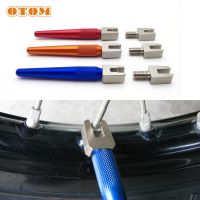 OTOM Motorcycle Spoke Wrench And 2Pcs Hardened Tip 5.6~6 Motorbikes Wheel Spoke Remover Repair Tire Tool For KTM CRF KXF RMZ WRF