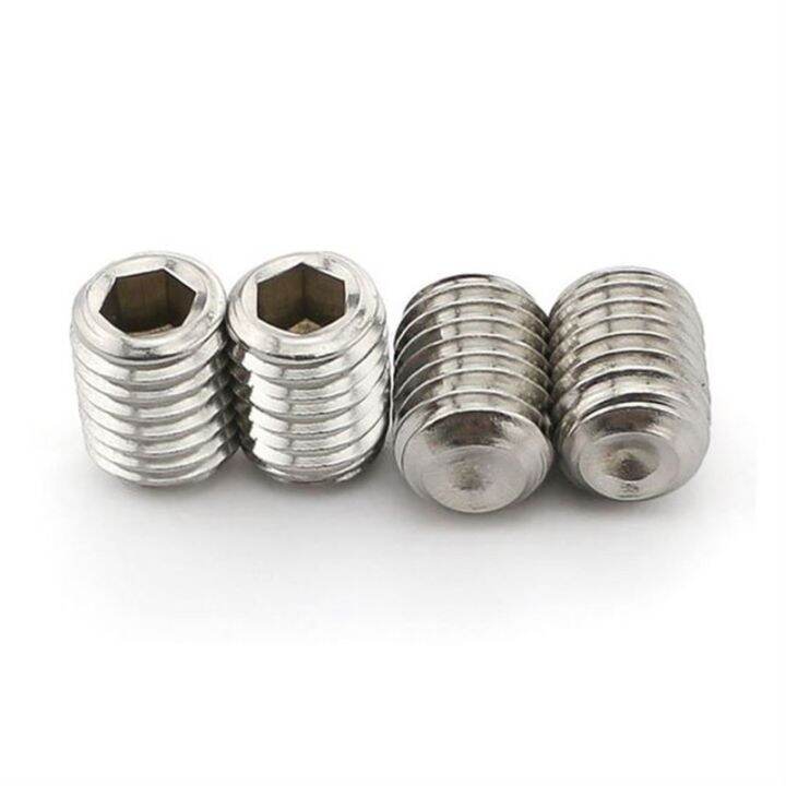 Hex Socket Set Screw Cup Point Stainless Steel M M M M M M M Headless Hexagon Socket