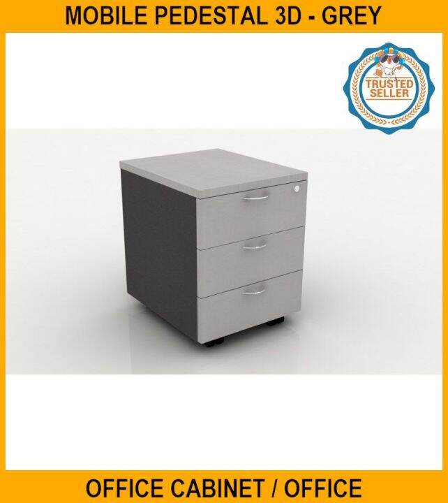 Mobile Pedestal 3D Grey / Office / Office Furniture / Drawer