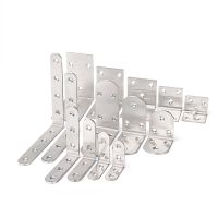 ๑✺๑ Stainless Steel Angle Bracket 90Degree Right Angle Anchor Triangle Iron Bracket Shelf Support Plate Furniture Hardware Connector