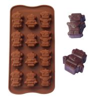 แม่พิมพ์ ซิลิโคน หุ่นยนต์ (สีแรนดอม) Robot silicone molds