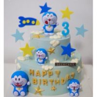 DORAEMON ชุดโมเดลโดราเอมอนสําหรับตกแต่งเค้ก 6 ชิ้น ชุด