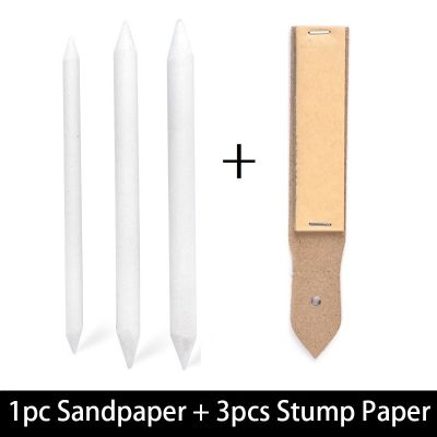 Sketch กระดาษทรายตัวชี้ดินสอกระดาษทราย Sharpener กระดาษ Stump Drawing เครื่องมือสำหรับศิลปินถ่านดินสอ Sharpening Pas Sticks