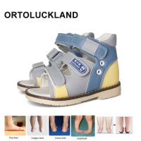 Ortoluckland Baby Girls Sandals New Children Orthopedic Flatfeet Shoes Summer Toddler Boys Arch Support Footwear Size20 To33