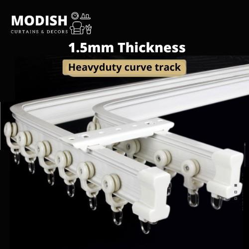 T03 - Curtain rail curtain track curtain rod langsir railing bendable ...