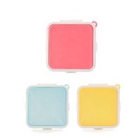 Sandwich Salad Storage Box Silicone Storage Case for Lunch Reusable Food Storage Container Microwave Bento Lunch Box