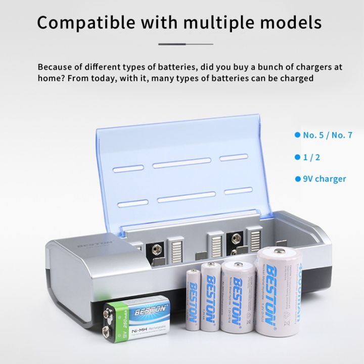 beston-battery-charging-case-1-2-5-7-9v-nimh-battery-6-slots-led-multi-charger-for-aa-aaa-c-d-type-battery-charging