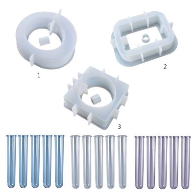 【CW】✵  Resin Mold for Propagation Epoxy Vase Silicone Casting Test Tubes Hydroponic/Flowers