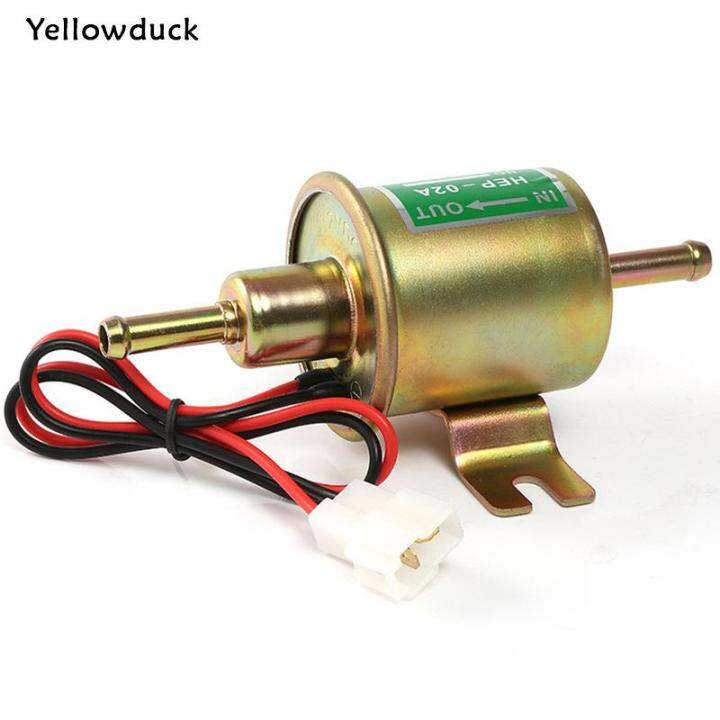 Electric Fuel Pump 12v Universal Low Pressure 47 Psi Fuel Pump Hep02a Lightweight Fuel Pump