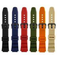 2023 Original ✆ Kualitas Tinggi Karet untuk Jam Tangan Casio W-218h / F-108 AE1200 / 1000 / 1300 Resin Silikon Watch Band