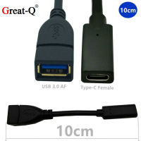 5Gpbs Usb Type C สายเคเบิล Otg ตัวเมียไปยัง Usb 3.0ทีเสียบยูเอสบี-C ประเภท C อะแดปเตอร์ซิงค์ข้อมูล Usb แปลงสำหรับ Macbook Samsung S8