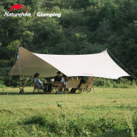 Naturehike Glacier Camping Canopy เต็นท์150D ม่านบังแดดกันน้ำพื้นที่ขนาดใหญ่กลางแจ้ง Sun Shelter Family Travel Party Equipment