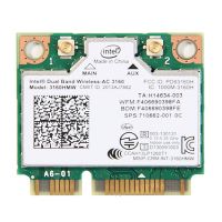 【♘COD Free Cas♘】 baijiangyong มินิ Pci-E Intel 3160 Ac การ์ด Wifi บลูทูธไร้สาย4.0คล้องรอบการ์ดคู่2.4G/5Ghz สำหรับ Intel 3160hmw 802.11ac Windows 7/8