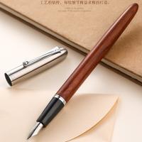 Jinhao 51A Wood Fountain Pen Ink Pen Calligraphy Pen EF/F Nib Stationery Office school supplie  Pens