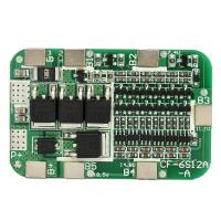 แผ่นป้องกัน6S 15A 24V PCB BMS สำหรับ6แพ็ค18650เซลล์ Li-Ion