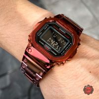 G-SHOCK Dw-5600 Customized Full Metal Red Wine Color Best Quality