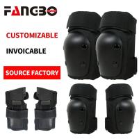 6pcs/Set Roller Skating kneepad Protector Elbow Wrist Guard 3 in 1 outdoor cycling Kids Adults Skateboard Sports Protective Gear Supports Braces