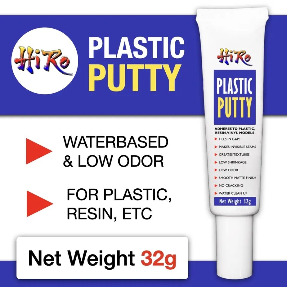 Hiro Plastic Putty (32g) Waterbased Low Odor (Alternative to Vallejo  Plastic Putty)