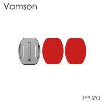 【Factory-direct】 Vamson แผ่นที่ยึดติดกาวเหนียวสำหรับฮีโร่7 6 4สำหรับ OSMO Action โค้งแบนเมาท์แผ่นเหนียวสำหรับ