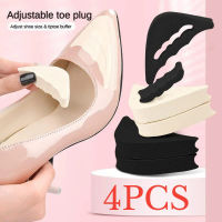 4Pcs ฟองน้ำ Forefoot ใส่ Pads ผู้หญิงรองเท้าผู้หญิงรองเท้าขนาดใหญ่ Toe เบาะด้านหน้า Pain Relief Protector รองเท้า Accessories