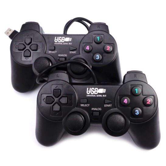 USB double shock controller gamepad Lazada PH