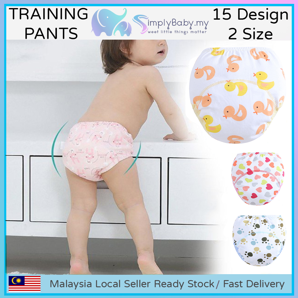 Pants Cotton Washable Nappy Diaper Underwear for Kids Toddler 