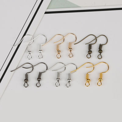 100-200ชิ้น/ถุง Dangle โลหะเหล็กต่างหู Clasps Hooks Lever Back ต่างหูสายอุปกรณ์ DIY เครื่องประดับอุปกรณ์เสริม