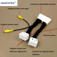 Original Video Input Switch Reverse Parking Camera RCA Adapter Cable For Hyundai Solaris HCR 2017 2018 2019 2020 2021 Car