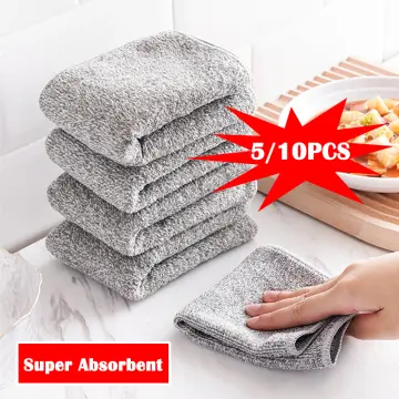 Kitchen Special Rag Towel Household Lazy Wipe Glass Table Dishwashing Cloth  - China Bamboo Fiber Towel and Cleaning Clothes price