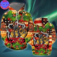 Xzx180305  Firefighter Custom Text All Over Print hoodies For Men &amp; Women CN1344 (Private Chat Free Name&amp;Logo Change)