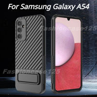 เคสสำหรับ Samsung Galaxy A54 A04e A13 A14 5G 4G SAM 2023ซิลิโคน TPU นิ่มยืดหยุ่นได้เคสโทรศัพท์ตัวยึดตัวจับเคสกันกระแทกมือถือป้องกันการตก