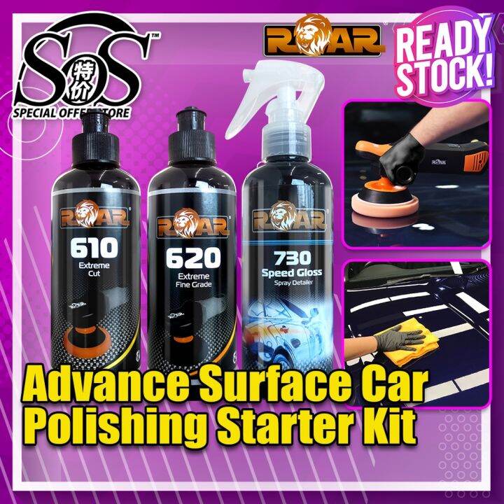 ROAR Advanced Surface Finishing Starter Kit (610, 620, 730) DIY Car