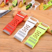 Multi-Function Vegetable Fruit Peeler Grater Hand Slicer Double Head Cutter Cucumber Carrot Potato Knife Kitchen Home Gadgets Graters  Peelers Slicers