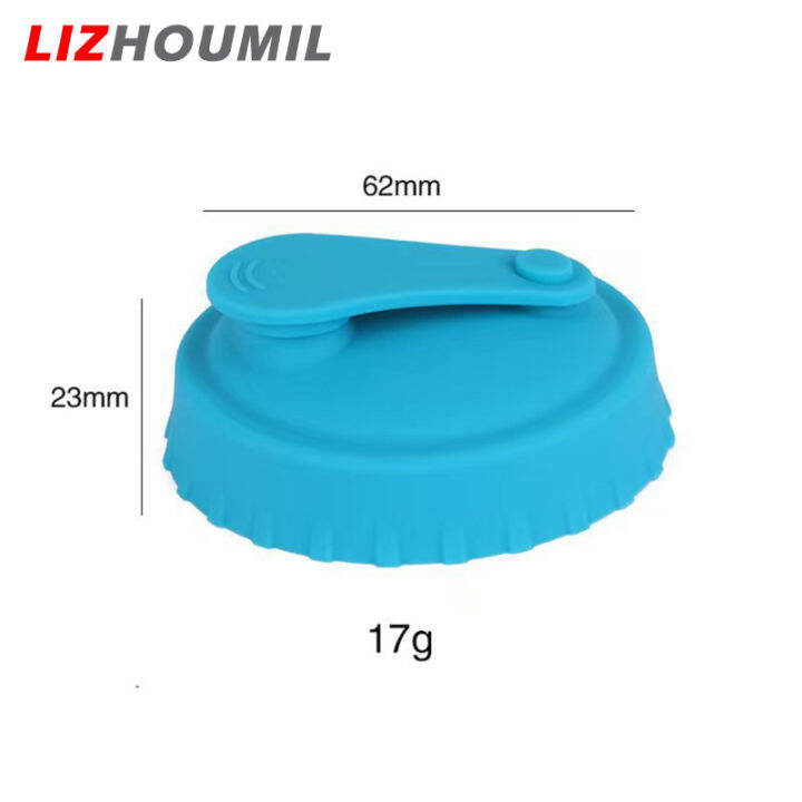 lizhoumil-ฝาซิลิโคน6แพ็ค-ซิลิโคนที่ปลอดภัยในเครื่องล้างจานกันรั่วสามารถนำมาใช้ใหม่ได้สำหรับปิกนิกกลางแจ้งสำหรับเดินทาง