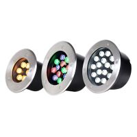 【DT】Hight power Waterproof led light jardim subterrâneo 1W 3W 6W 10W IP67 Caminho do jardim enterrado ao ar livre Ponto Recesso Inground Iluminação