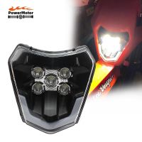 ☼ For KTM EXC 300 Headlight Plate XC XCF XCW XCFW SX 150 350 500 2016-2022 Motorcycle LED Head Light Wick Motocross Accessories