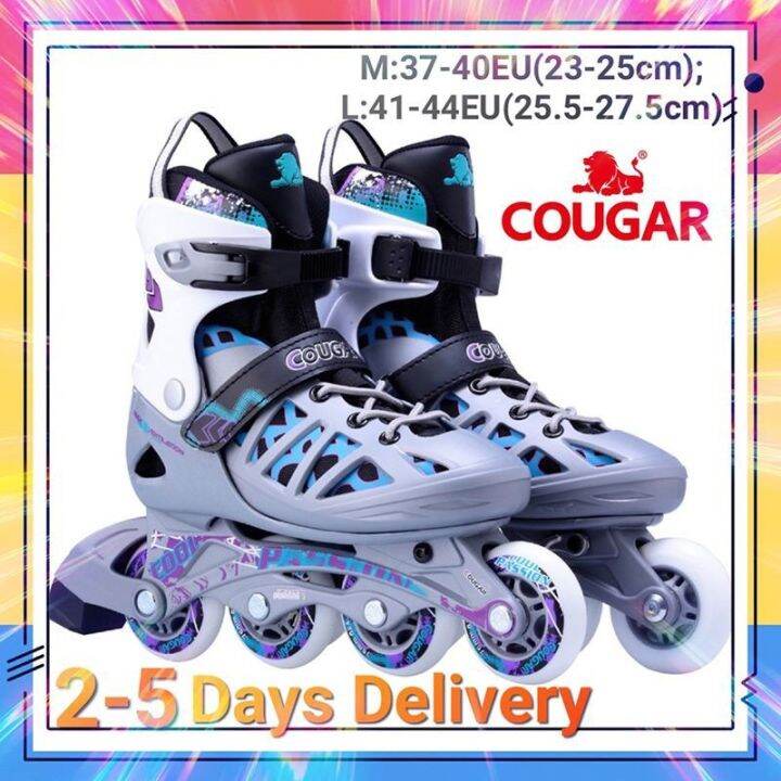 COUGAR Roller skates adult fancy flat shoes roller skates skating