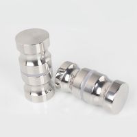 Knob Stainless Steel Back-to-Back Glass Door Puller Push Bathroom Shower Handle Door Hardware Locks