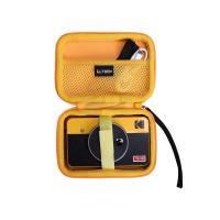 LTGEM Waterproof EVA Hard Case for Kodak Mini Shot 2 Retro Portable Wireless Instant Camera &amp; Photo Printer-Yellow