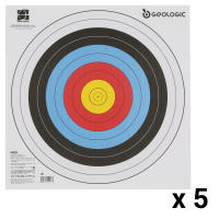 เป้ายิงธนู Archery Target ขนาด 40x40 ซม. ชุด 5 ชิ้น 5 Archery Target Faces 40x40 Archery อุปกรณ์ยิงธนู ยิงธนู คันธนู อุปกรณ์ซ้อมยิงธนู