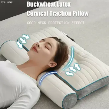 Cervical Pillow Inflatable Heated Neck Pain Cassia Buckwheat Husk