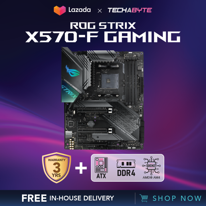 Asus ROG STRIX X570F Gaming AMD X570 Full ATX DDR4 Motherboard