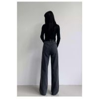 High Waist Jeans Korean Loose Boyfriend Wide Leg Jeans Casual Trousers For Women