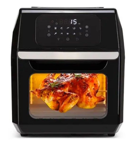 Kogan 12L 1800W Digital Air Fryer Oven (Black) | Lazada PH