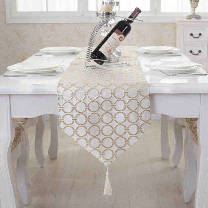 4-seaters-6-seaters-stylish-table-runner-simple-modern-fashion-table-runner-circle-embroidery-table-mat-bed-flag-for-home-dinner-table-decoration