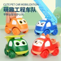 hot seller Childrens inertial toy car for boys 2 to 3 years old sliding cartoon engineering vehicle set baby pull-back mini