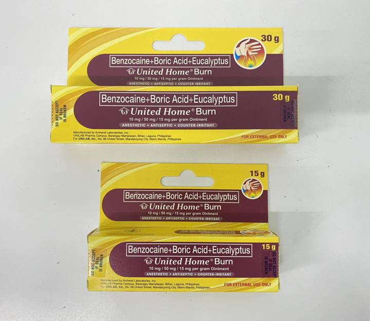 United Home Dermalin Burn Ointment 15g/30g | Medic One Drugstore ...