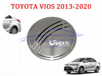 ครอบฝาถังน้ำมัน ครอบ ฝาถังน้ำมัน Toyota Vios โตโยต้า วีออส 2013-2019 ชุบโครเมี่ยม