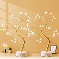 Led Fairy Lights Battery USB Tree Table Lamps Home Desk Study Bedroom Decor Xmas Gifts Copper Wire Night Light Holiday Lighting